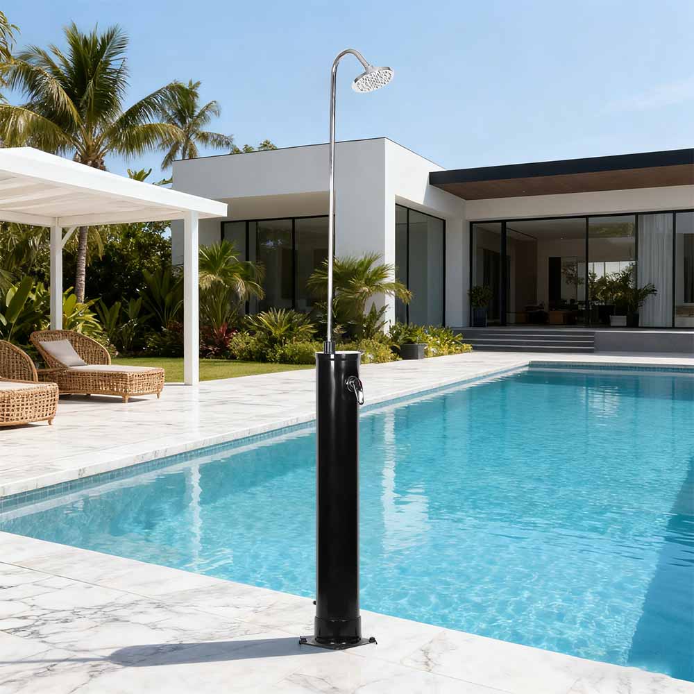 LY18L01-B 18L هيكل دائري خارجي حديقة حمام سباحة دش شمسي